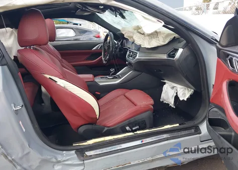 2022 BMW M440I z USA, uszkodzony, nr VIN WBA83AP04NCK19228